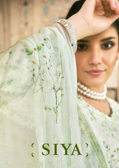 Siya By Sargam Fancy Embroidery Summer Wear Cotton Suit Collection